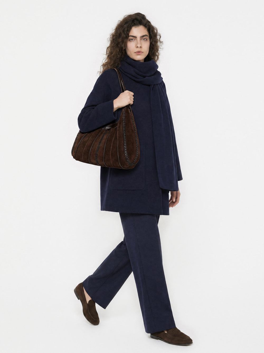 Handtasche Gianni Chiarini DuaGC Maxi Suede Comm-CL Ralph Espresso