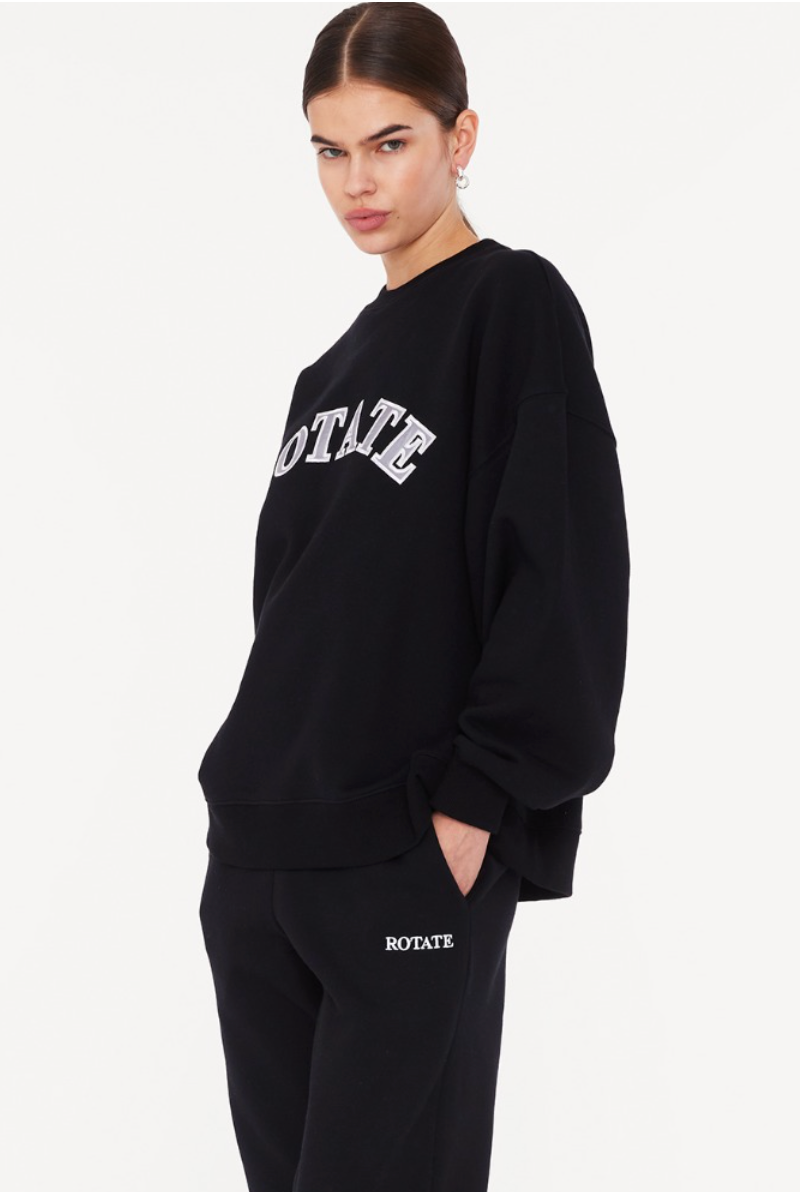 Sweat Logo Cewneck Black