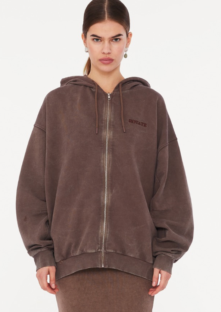 Oversized Sweat Hoodie Mustang
