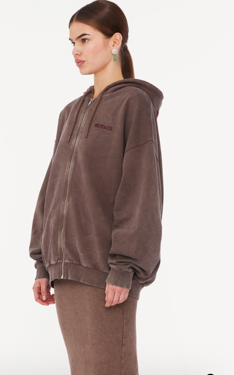 Oversized Sweat Hoodie Mustang