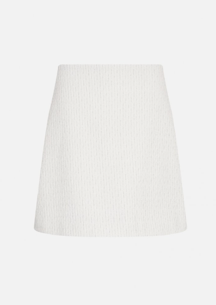 Skirt MSCHNadialine White Melange