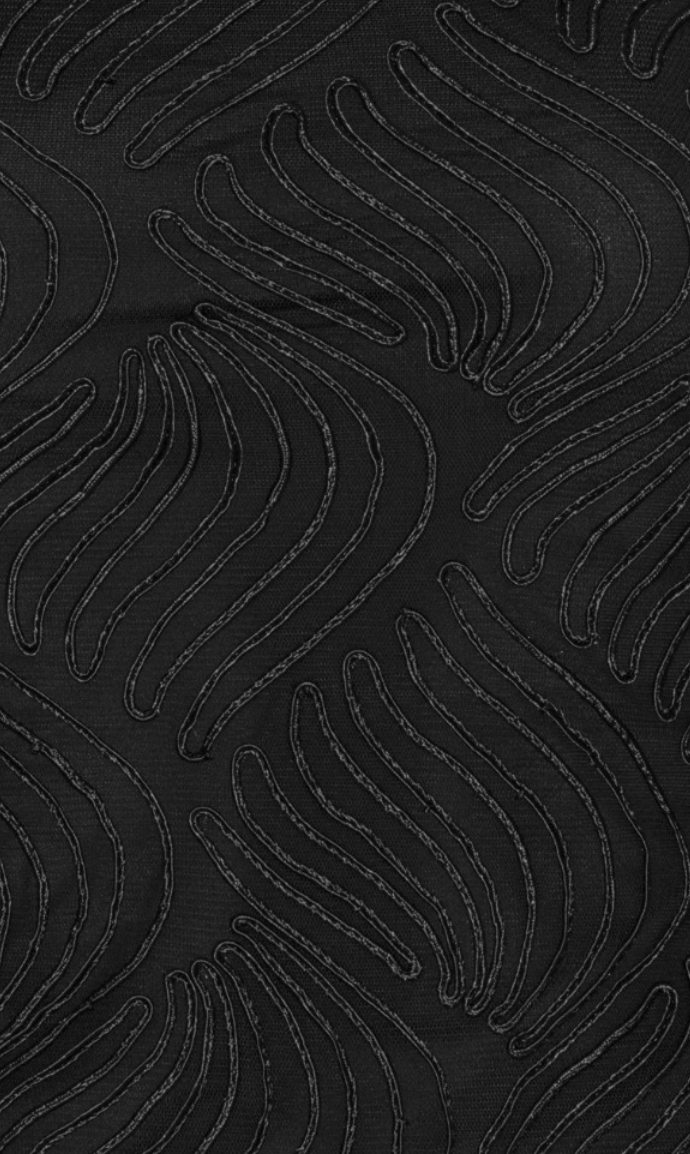 Shiny Mini Flounce Dress Black