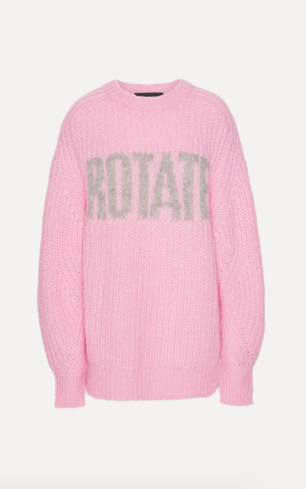 Strickpulli Knitted Logo Sweater Lilac Sachet