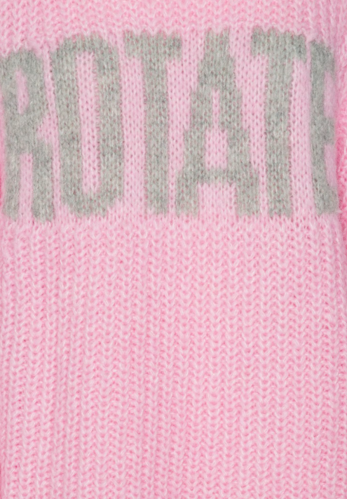 Strickpulli Knitted Logo Sweater Lilac Sachet