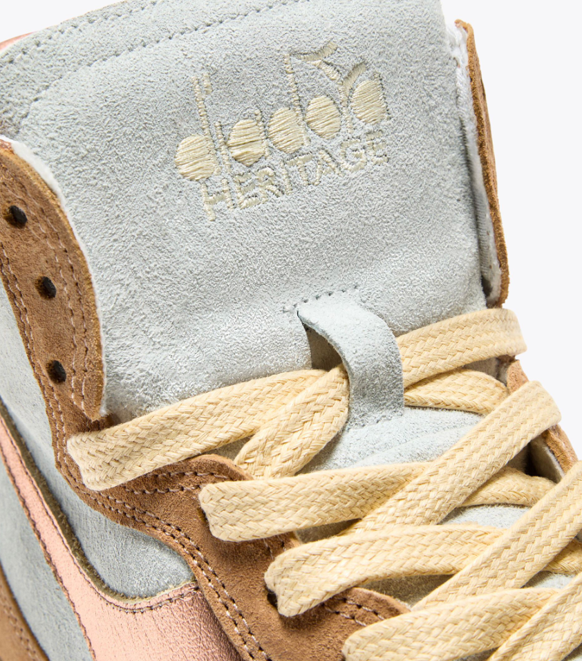 Sneaker Diadora MI BASKET METAL PIGSKIN USED WN Frappe Beige