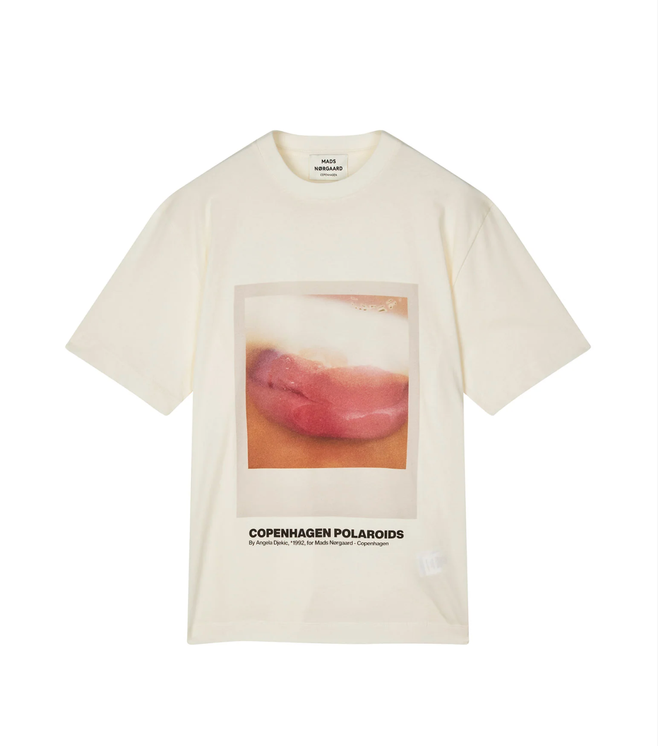 Single Organic Dassel Tee Snow White