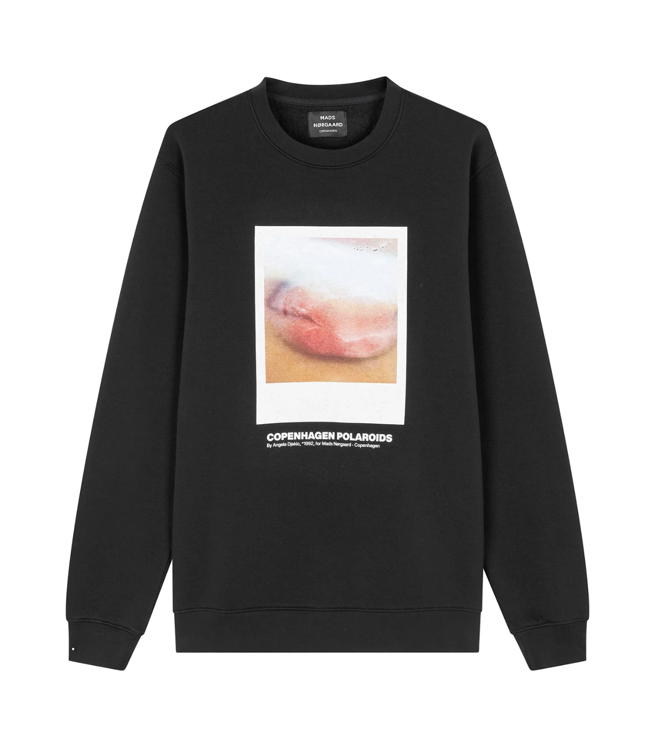 Standart Crew Polowide Sweat Schwarz