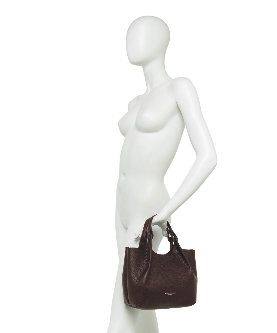 Handbag Gianni Chiarini DuaGC Midi Cognac