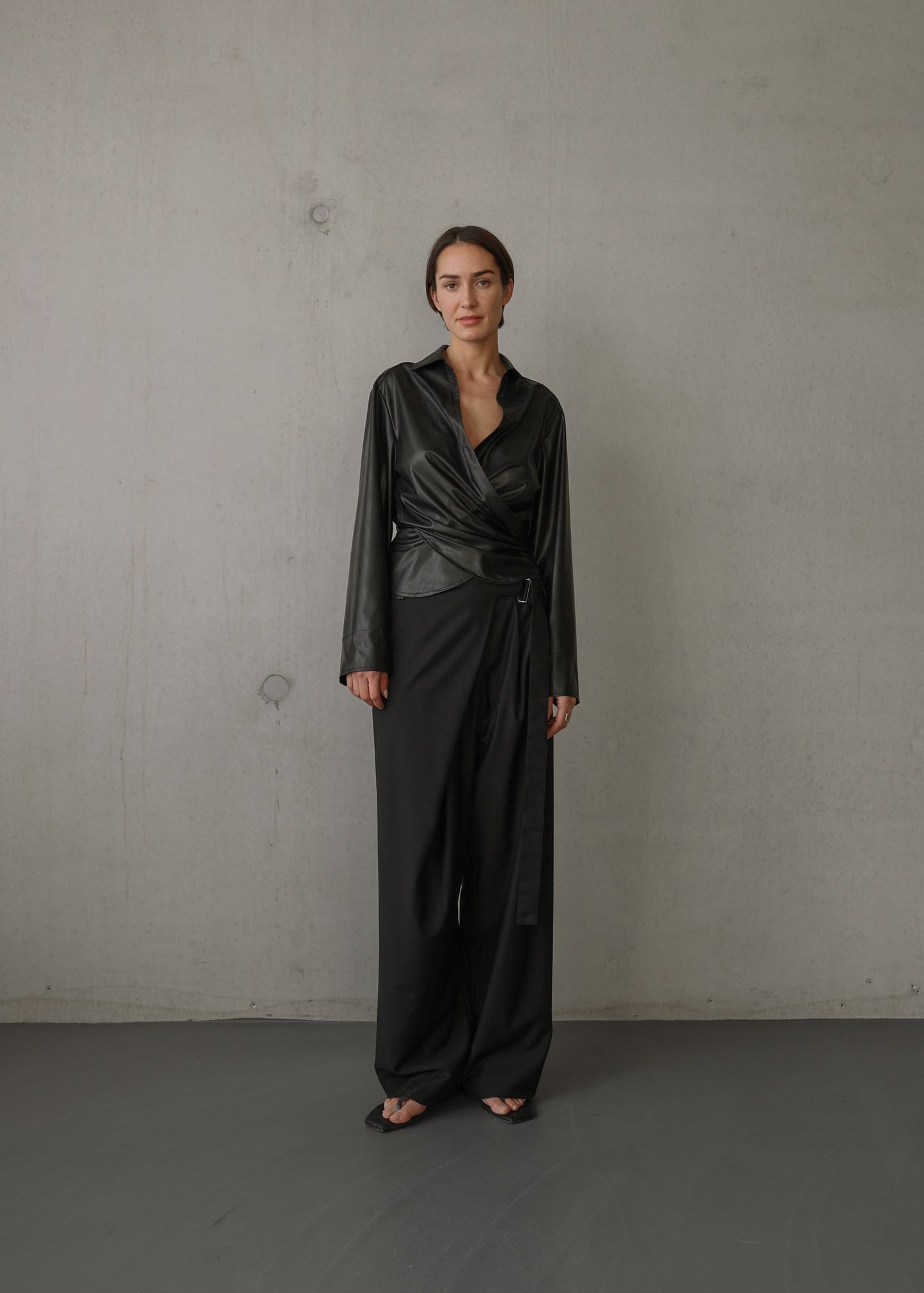 Wickelbluse Frey'CL Black