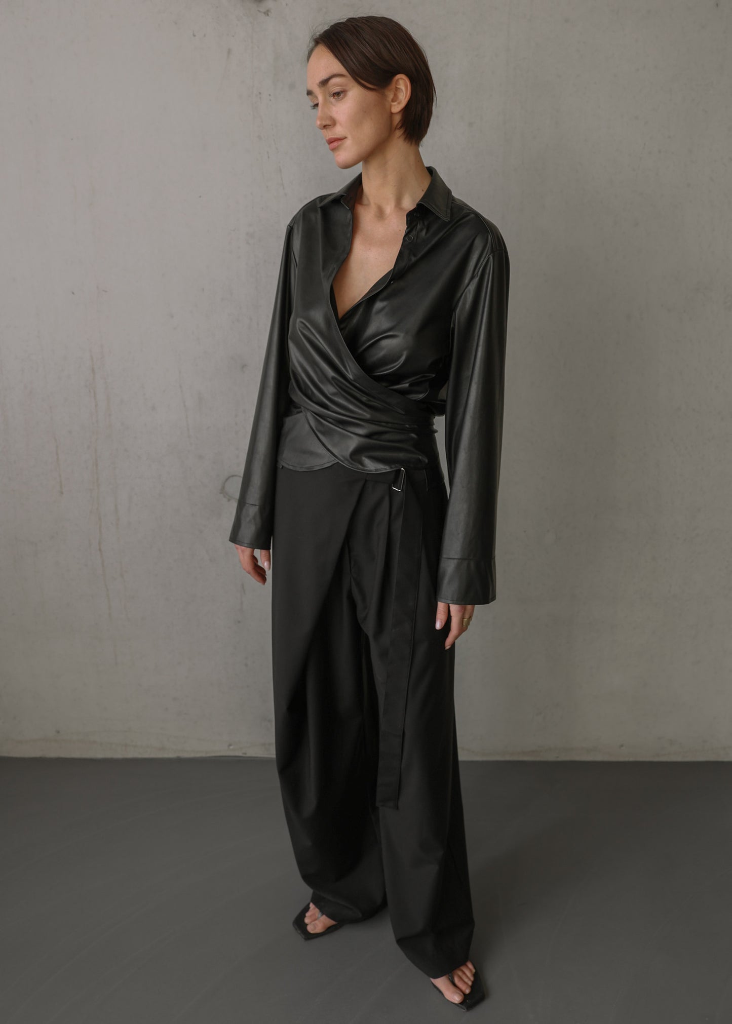 Wickelbluse Frey'CL Black