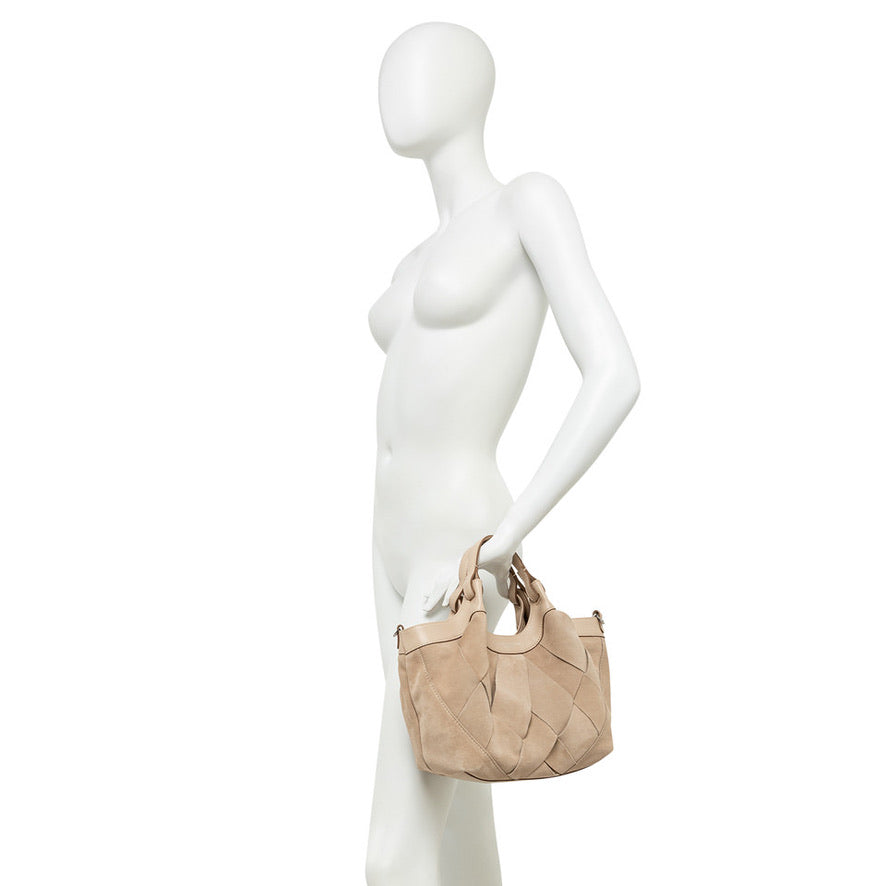 Handtasche Gianni Chiarini DuaGC Midi Suede Nude
