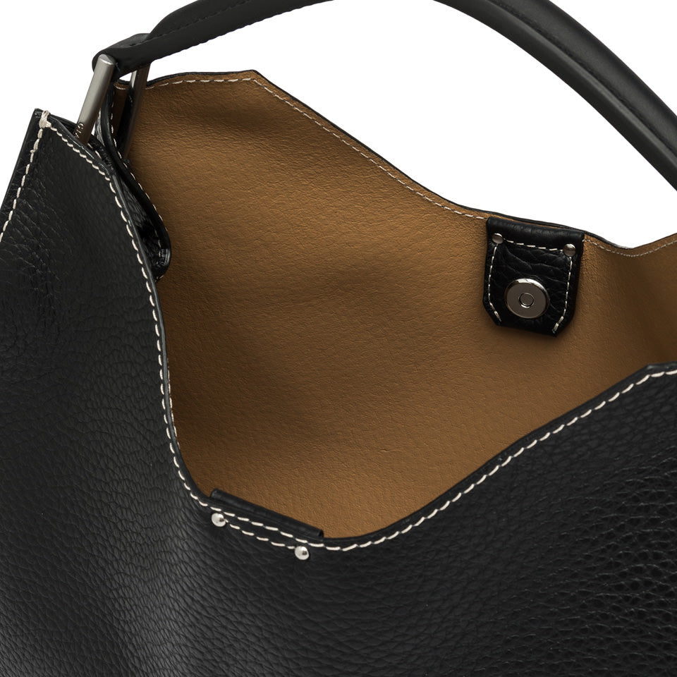 Handtasche Gianni Chiarini AuroraGC Maxi Grain Nero