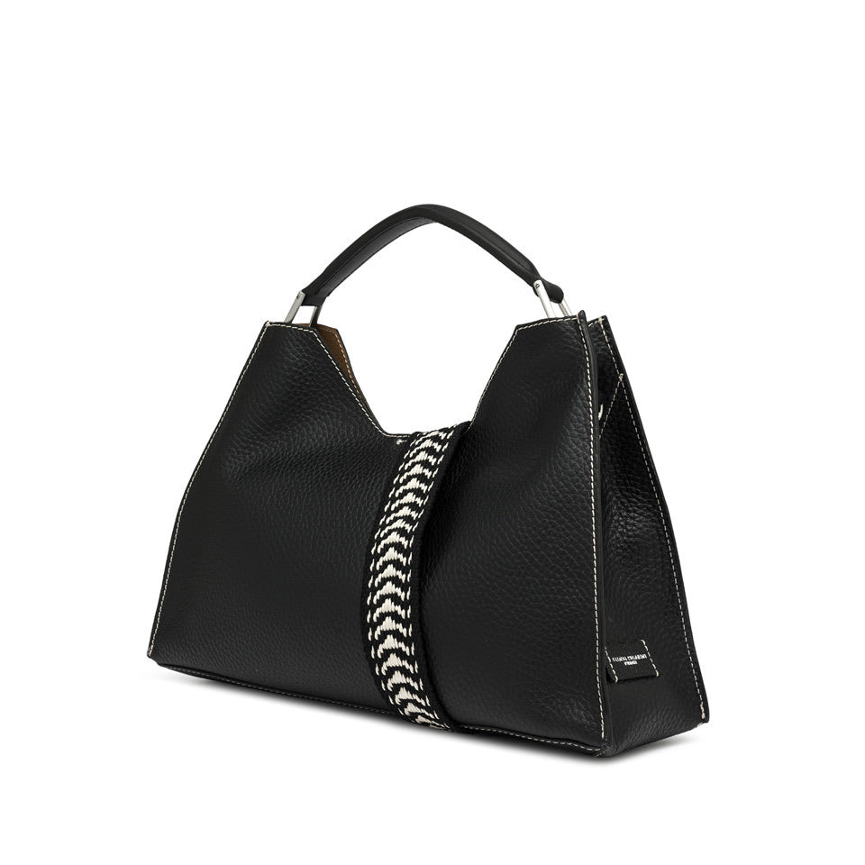 Handtasche Gianni Chiarini AuroraGC Maxi Grain Nero