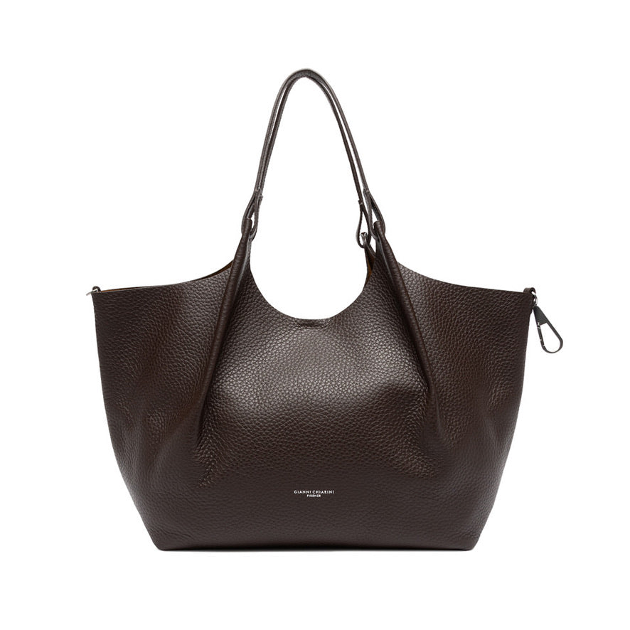 Handbag Gianni Chiarini DuaGC Maxi Lamb Castoro
