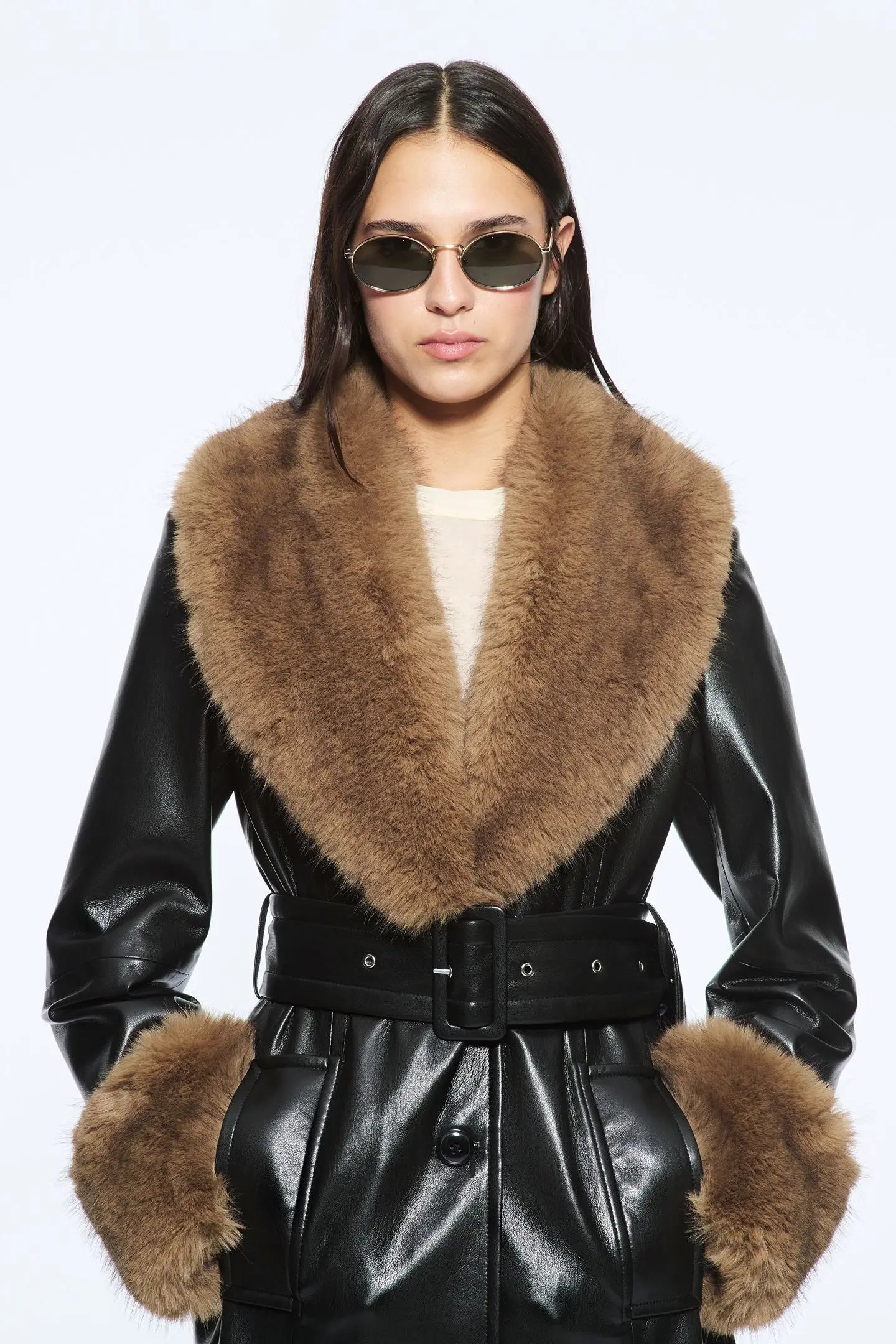 Fake Leather Coat STEstella
