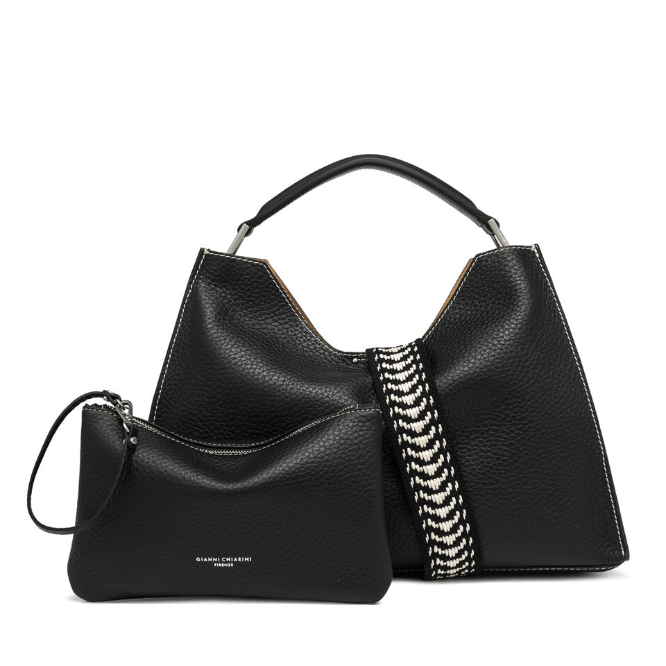 Handtasche Gianni Chiarini AuroraGC Maxi Grain Nero