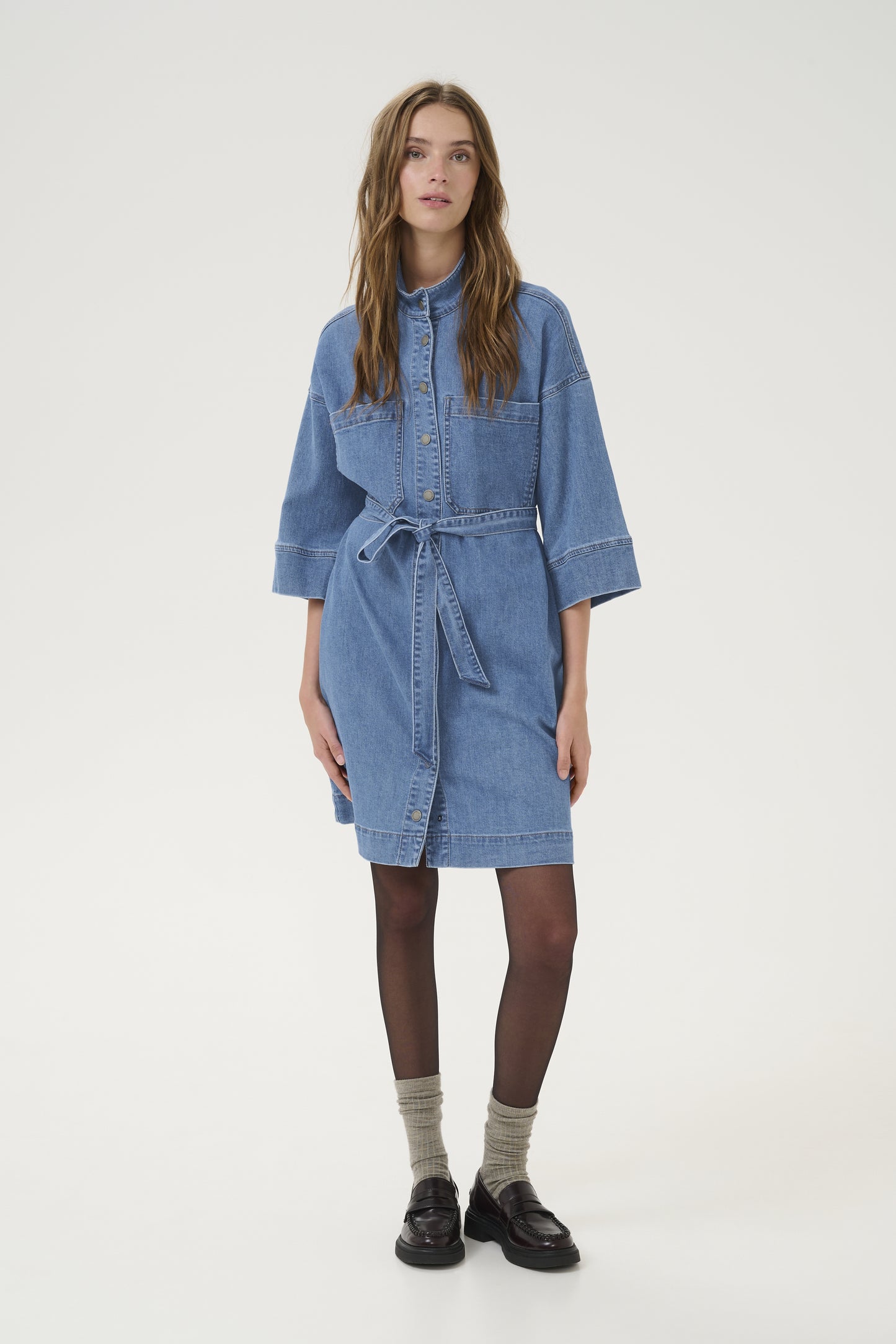 Jeanskleid LaraMW Medium Blue Wash