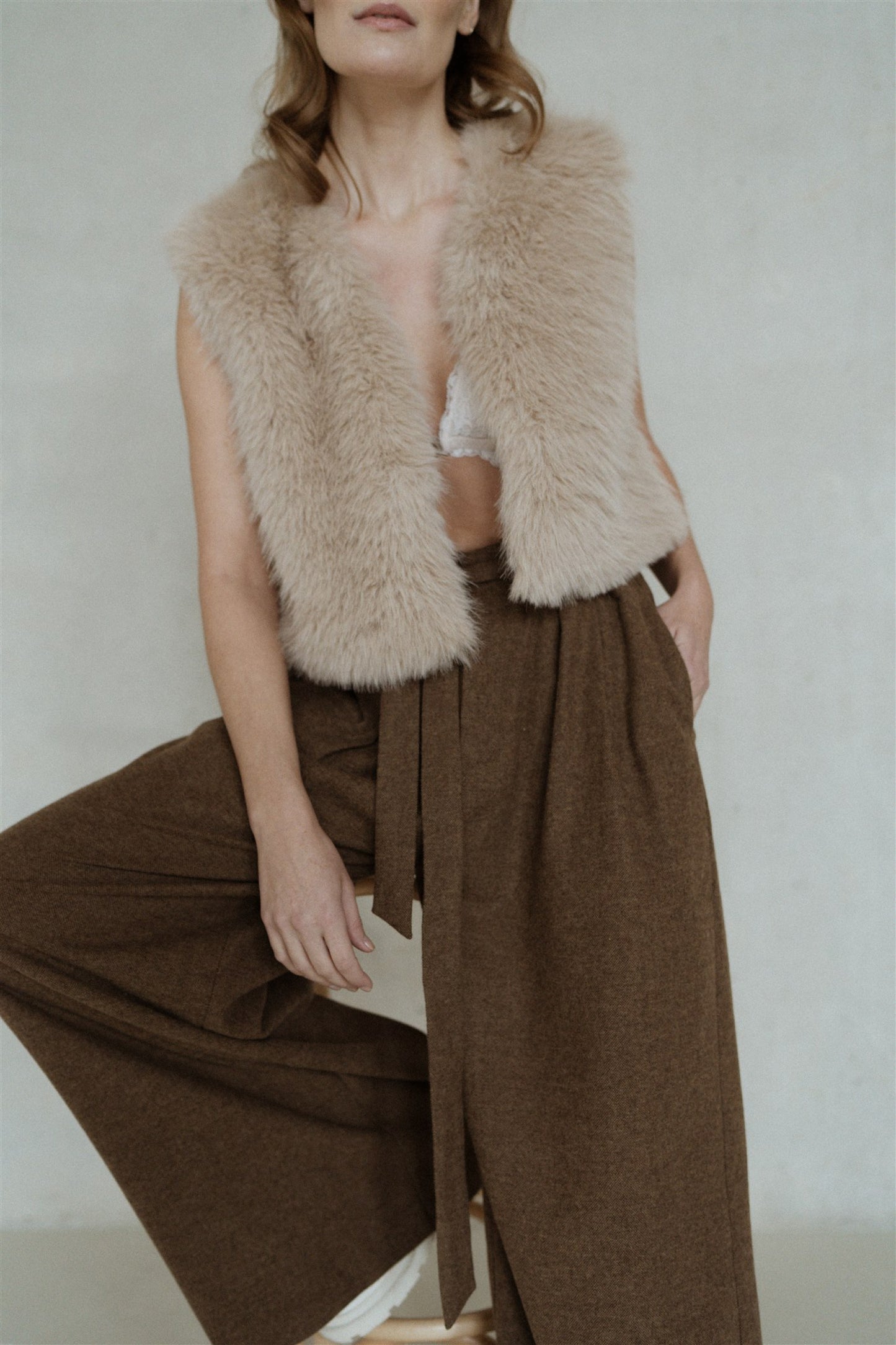 Weite Hose MayumiA Brown