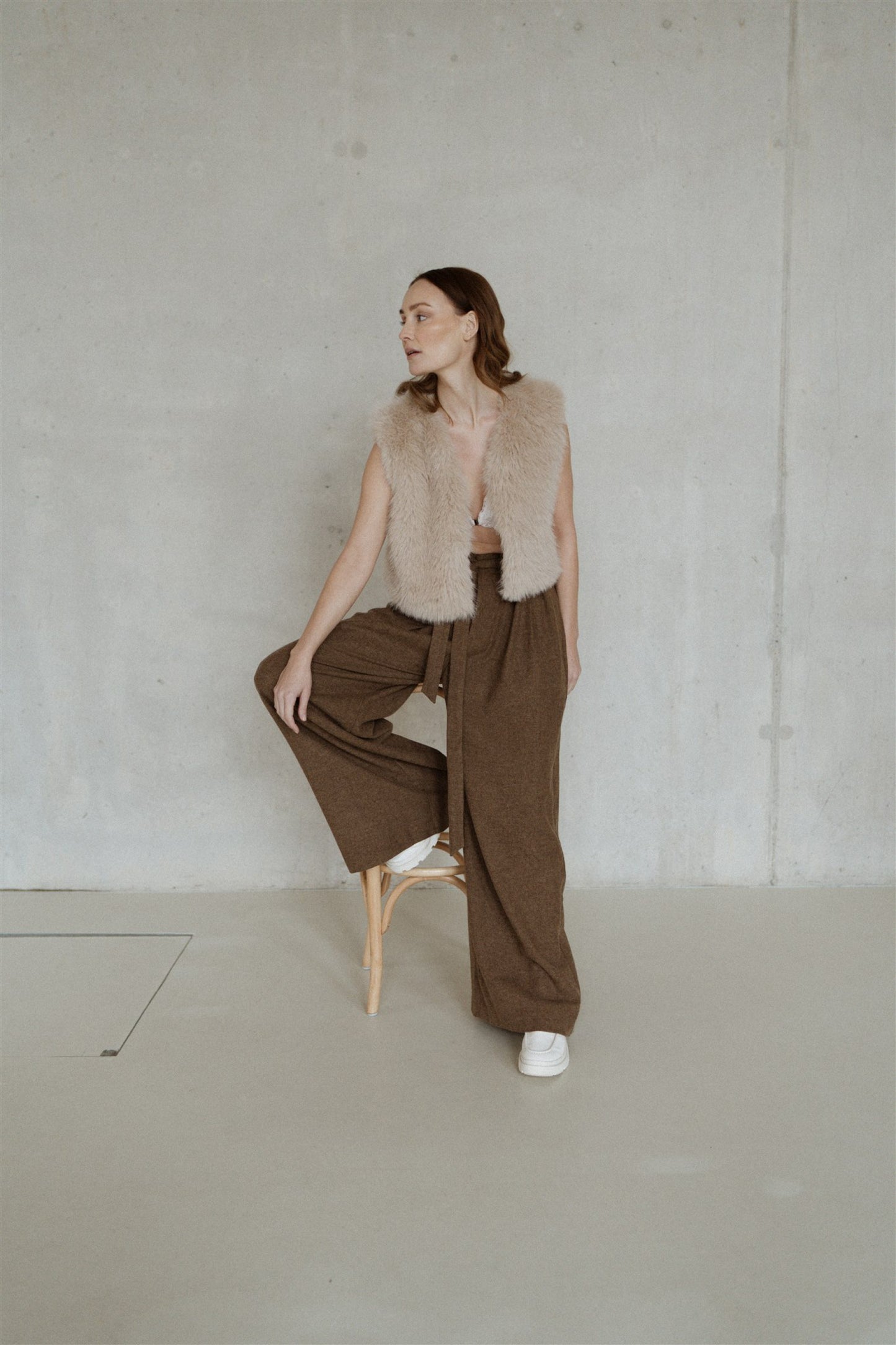 Weite Hose MayumiA Brown