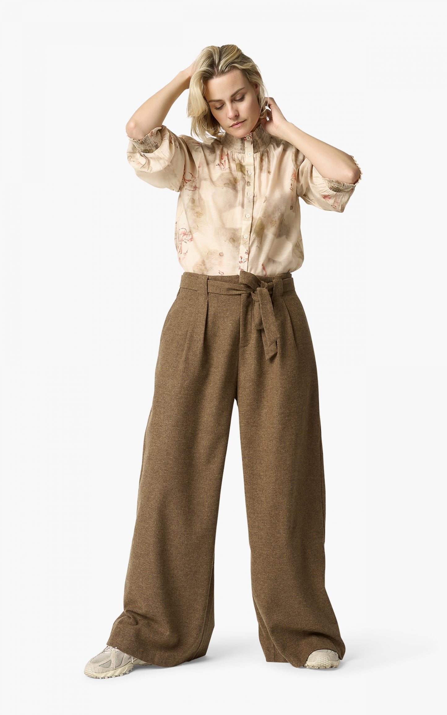 Weite Hose MayumiA Brown