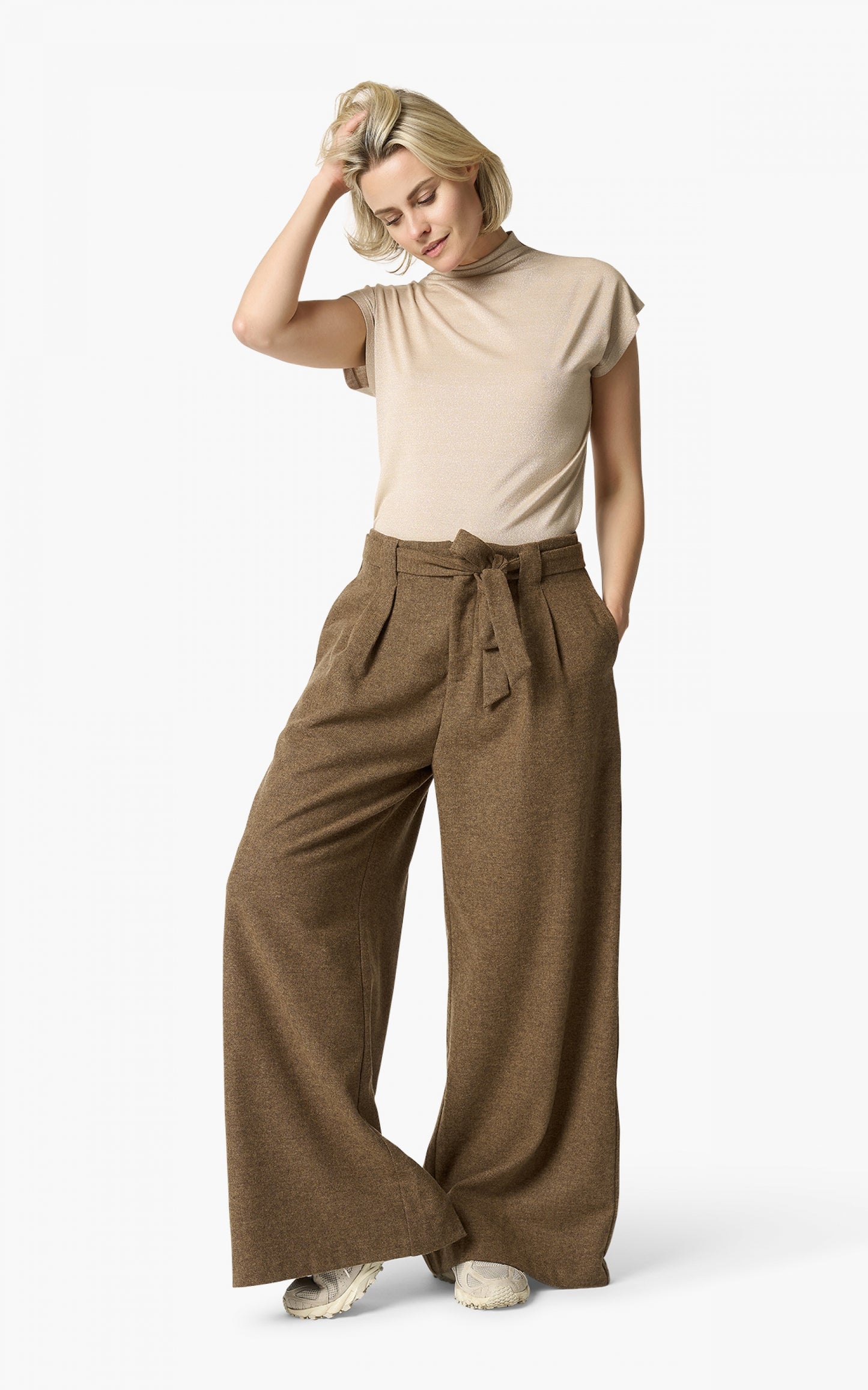 Weite Hose MayumiA Brown