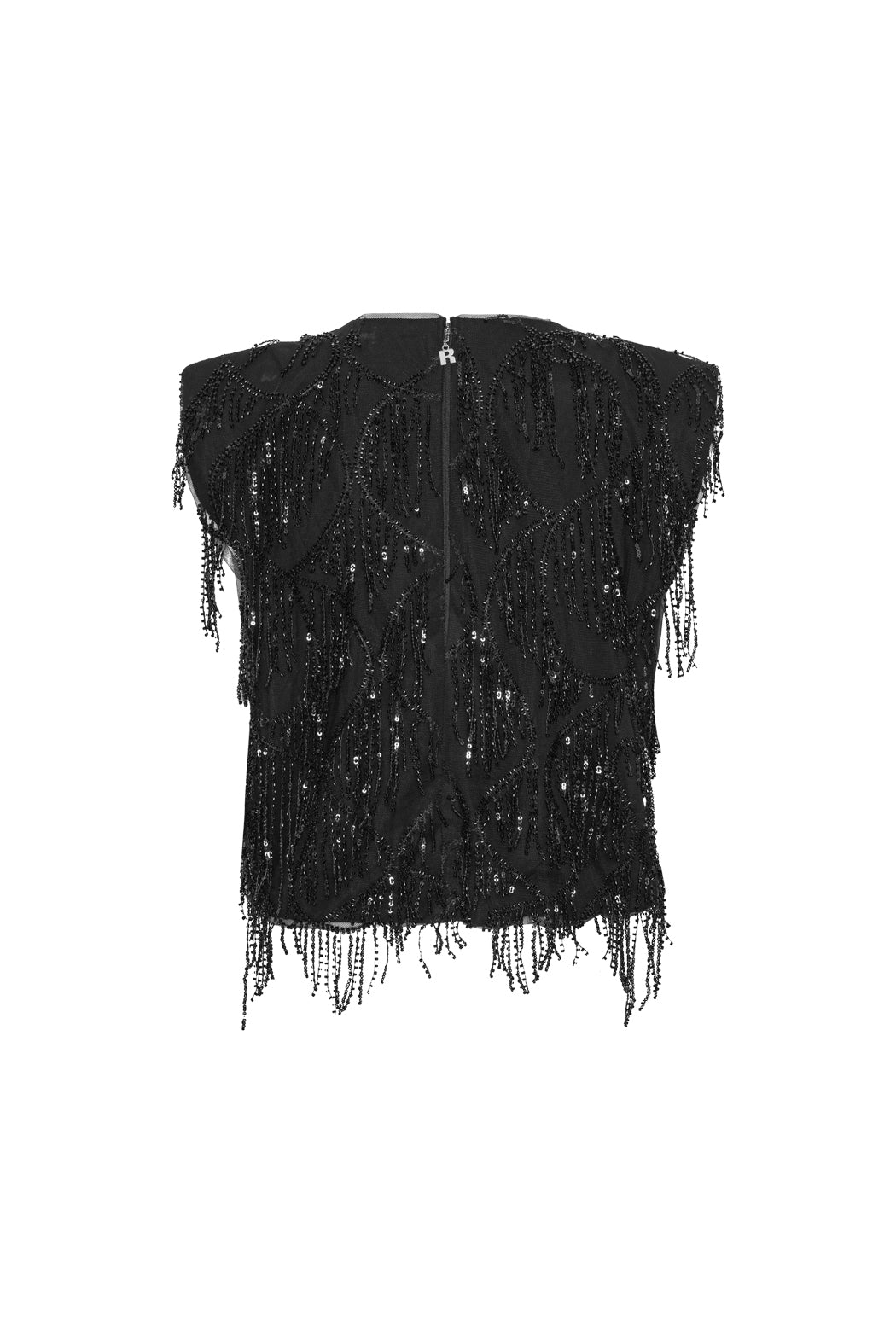 Sequins Sleeveless Top