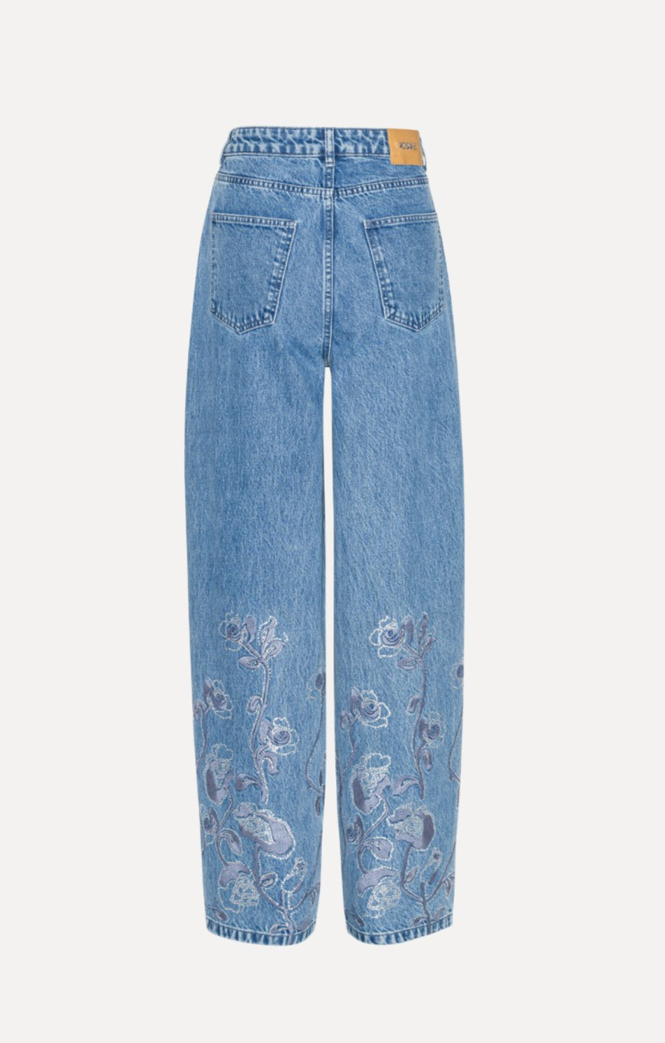 Rhinestone Wide Leg Jeans