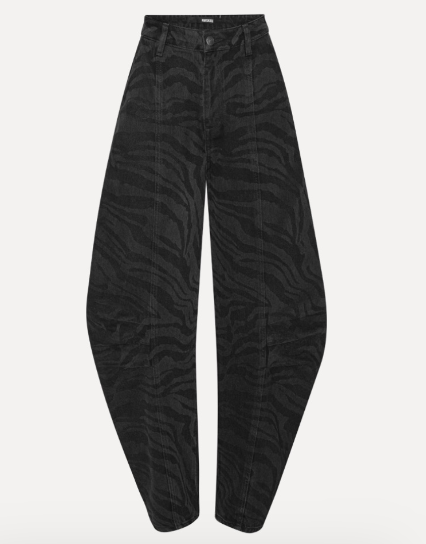 Twill Cargo Pants Black Zebra