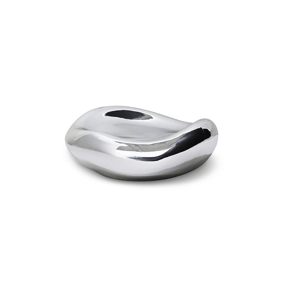 Bowl Gleam Glass Chrome
