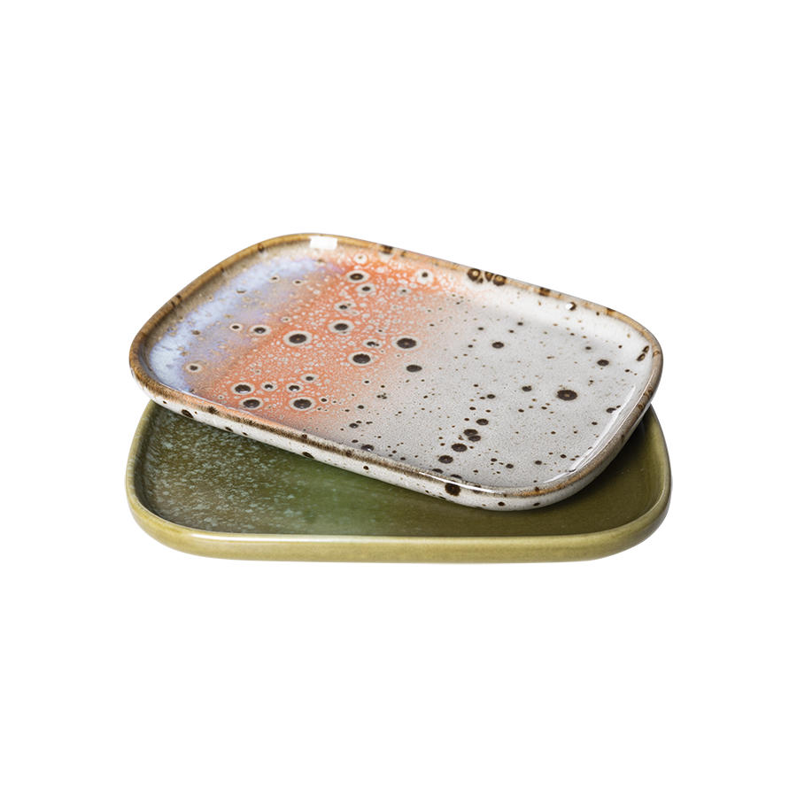 Small Trays 70s Ceramics Atlas 2er Set