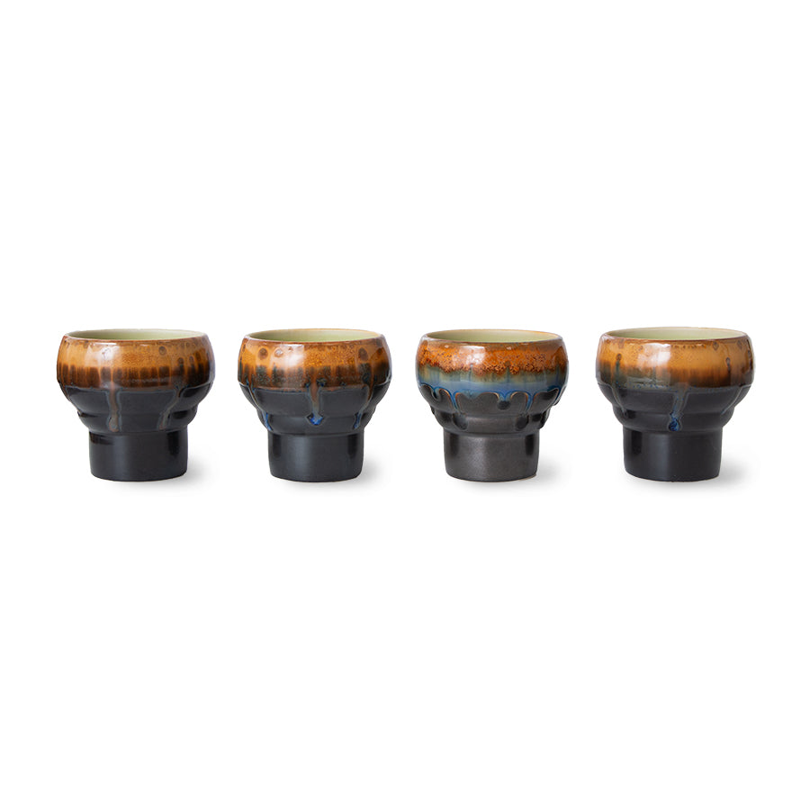 Lungo Mugs 70s Ceramics Merge 2er Set