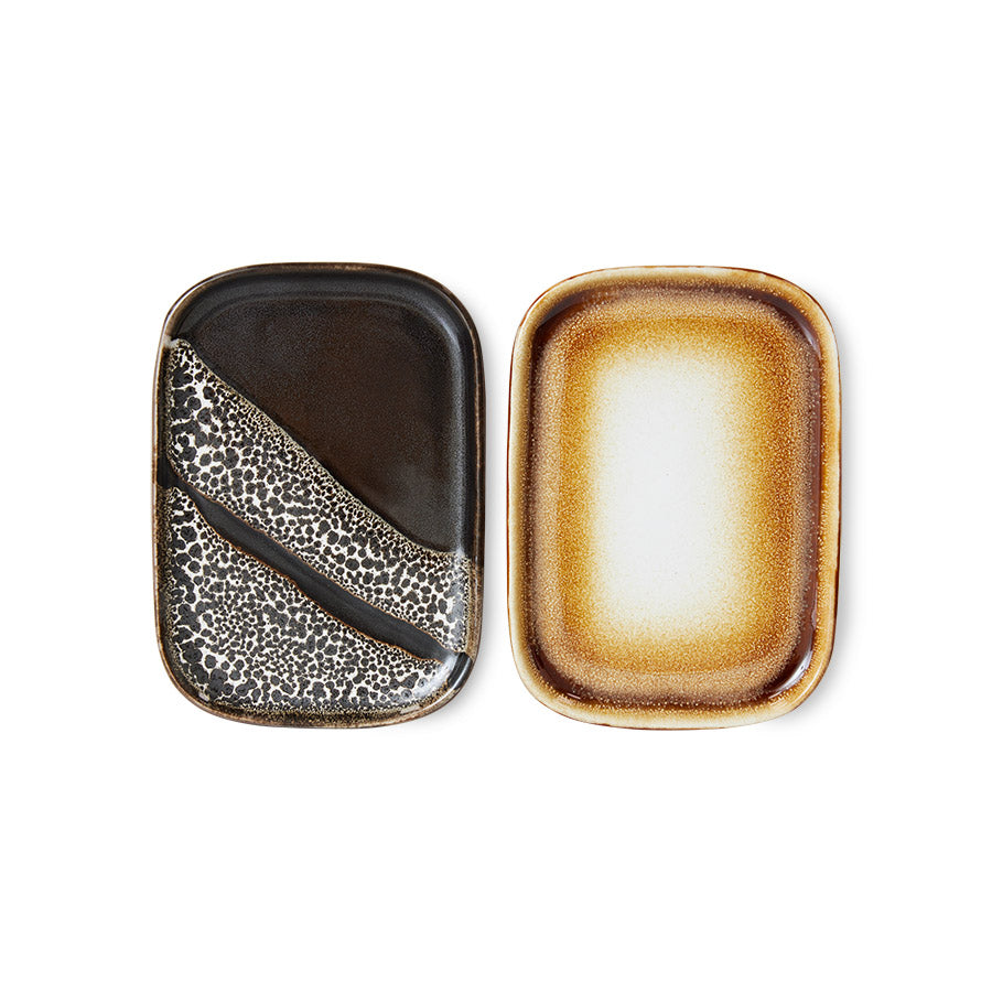 Small Trays 70s Ceramics Mojave 2er Set