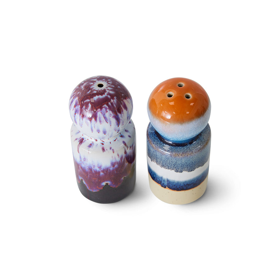 HKLiving 70s Ceramics Pepper & Salt Jar Stargaze