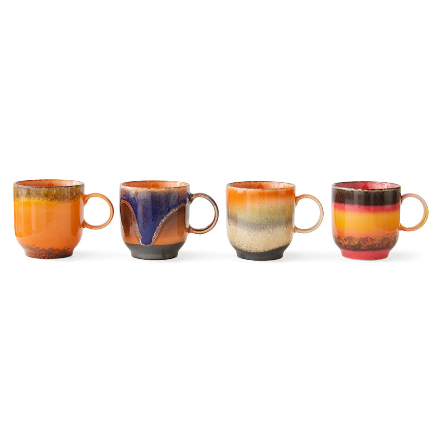 Cafe Mugs Brazil 4er Set