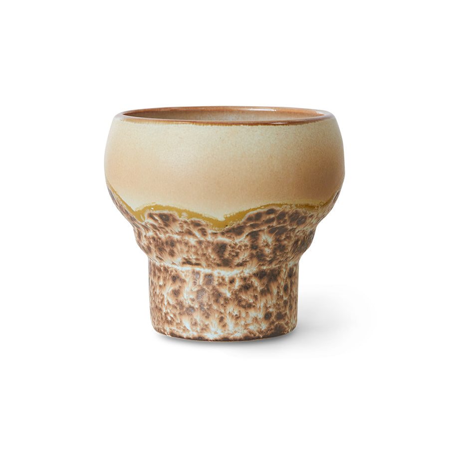 Lungo Mugs 70s Ceramics Coral 2er Set