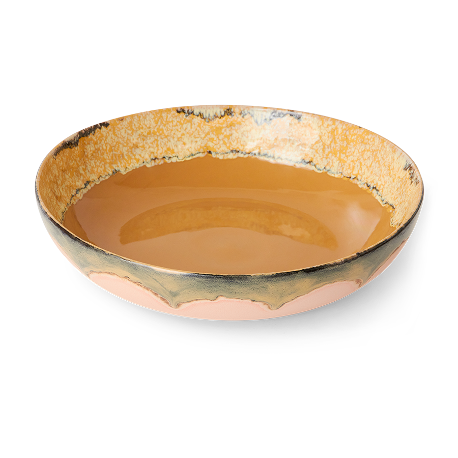 Salat Bowl 70s Ceramics Sunflower