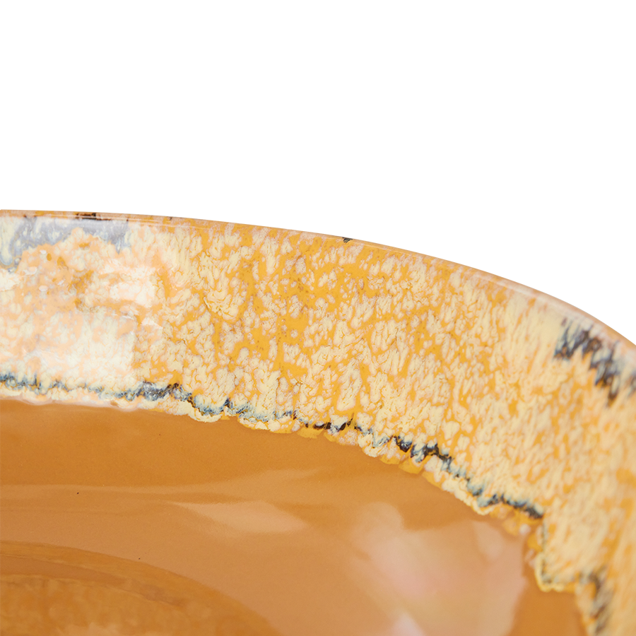 Salat Bowl 70s Ceramics Sunflower