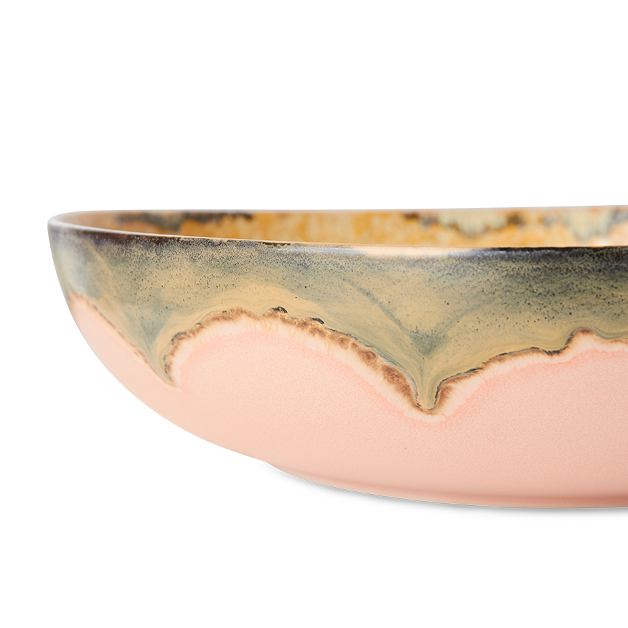 Salat Bowl 70s Ceramics Sunflower