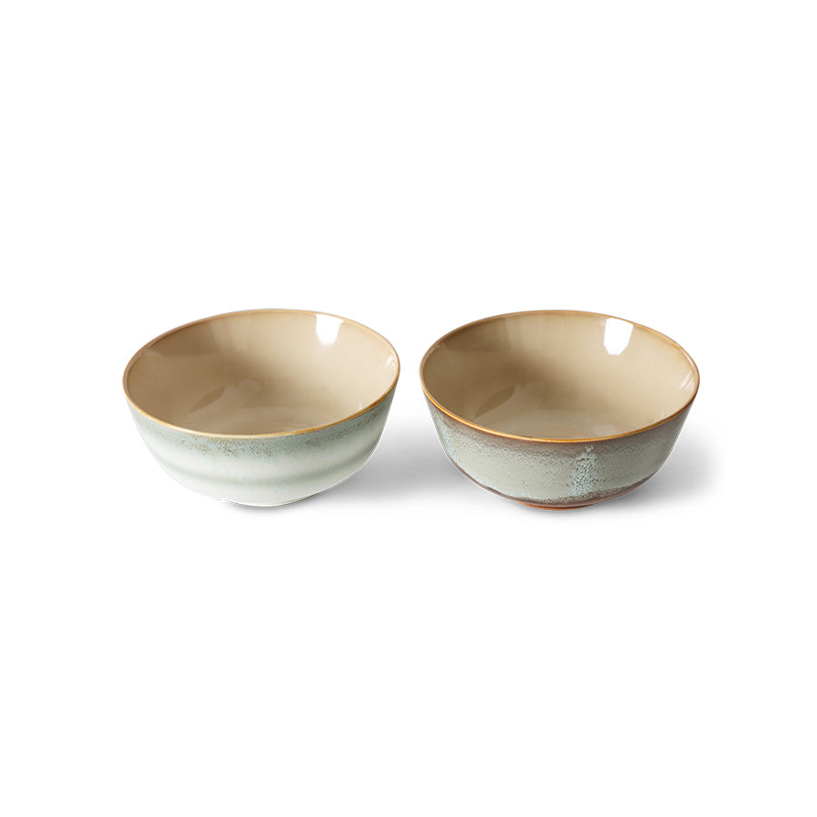 Ramen Bowls 70s Ceramic Verge 2er Set