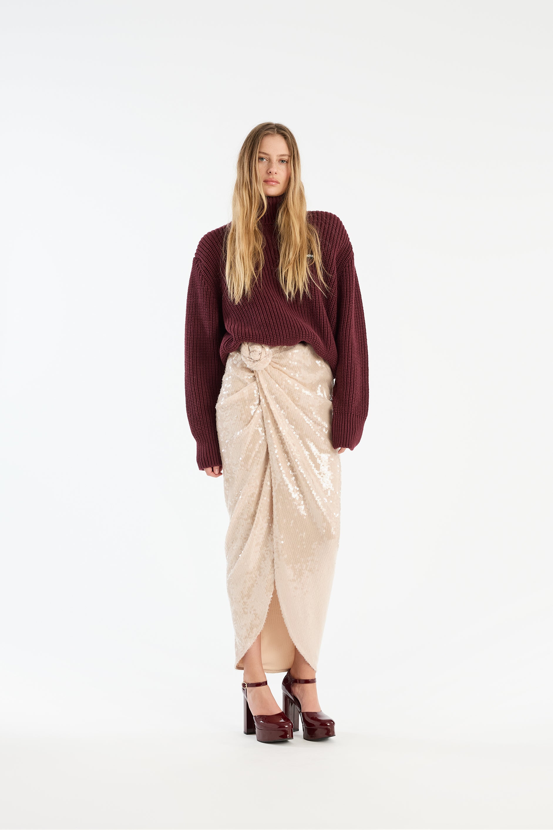 Knit Turtleneck Jumper