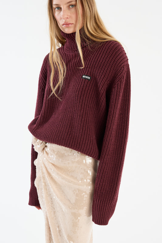 Knit Turtleneck Jumper