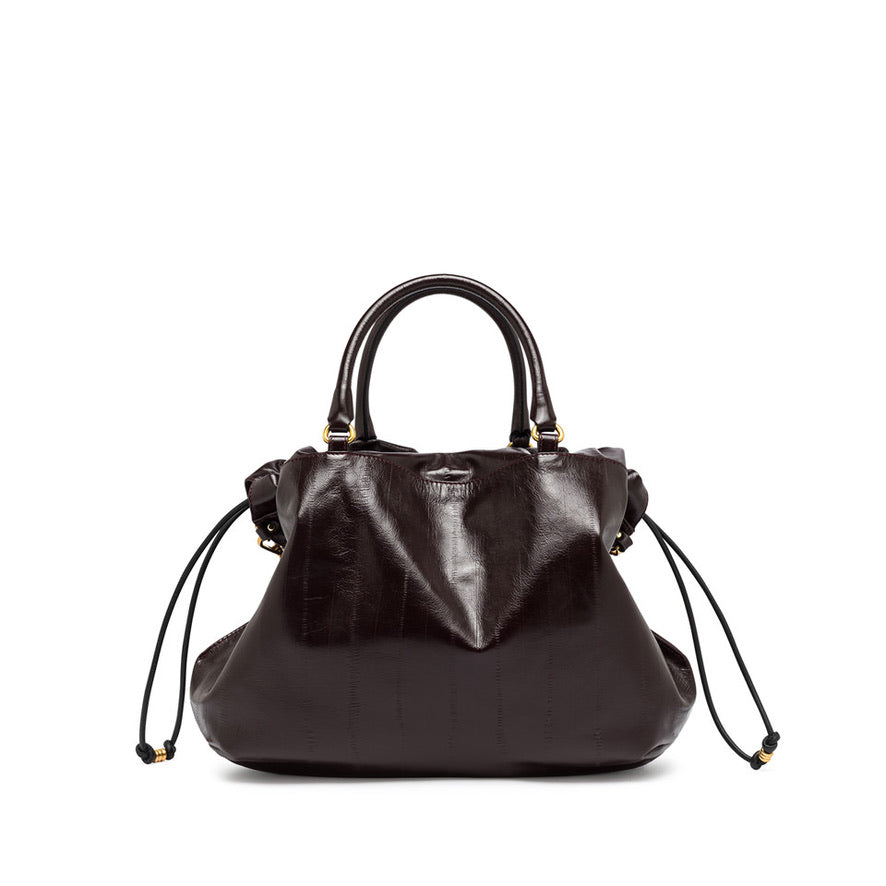 Handtasche Gianni Chiarini Morgana Eel Antique Ruby