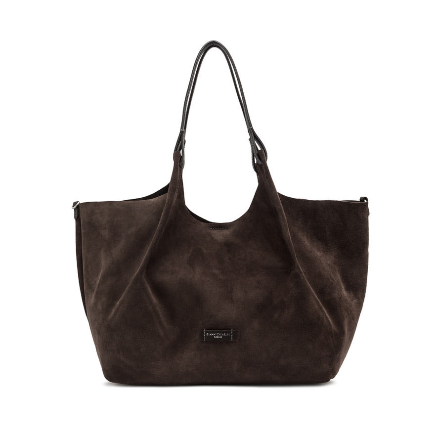 Handbag Gianni Chiarini DuaGC Maxi Lamb Castoro