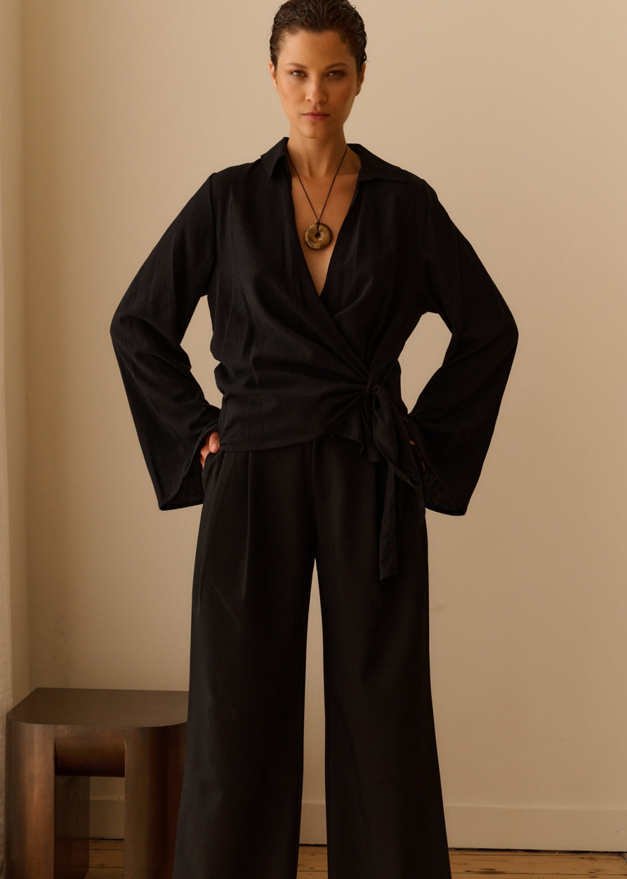 Wickelbluse Zula`CL Black