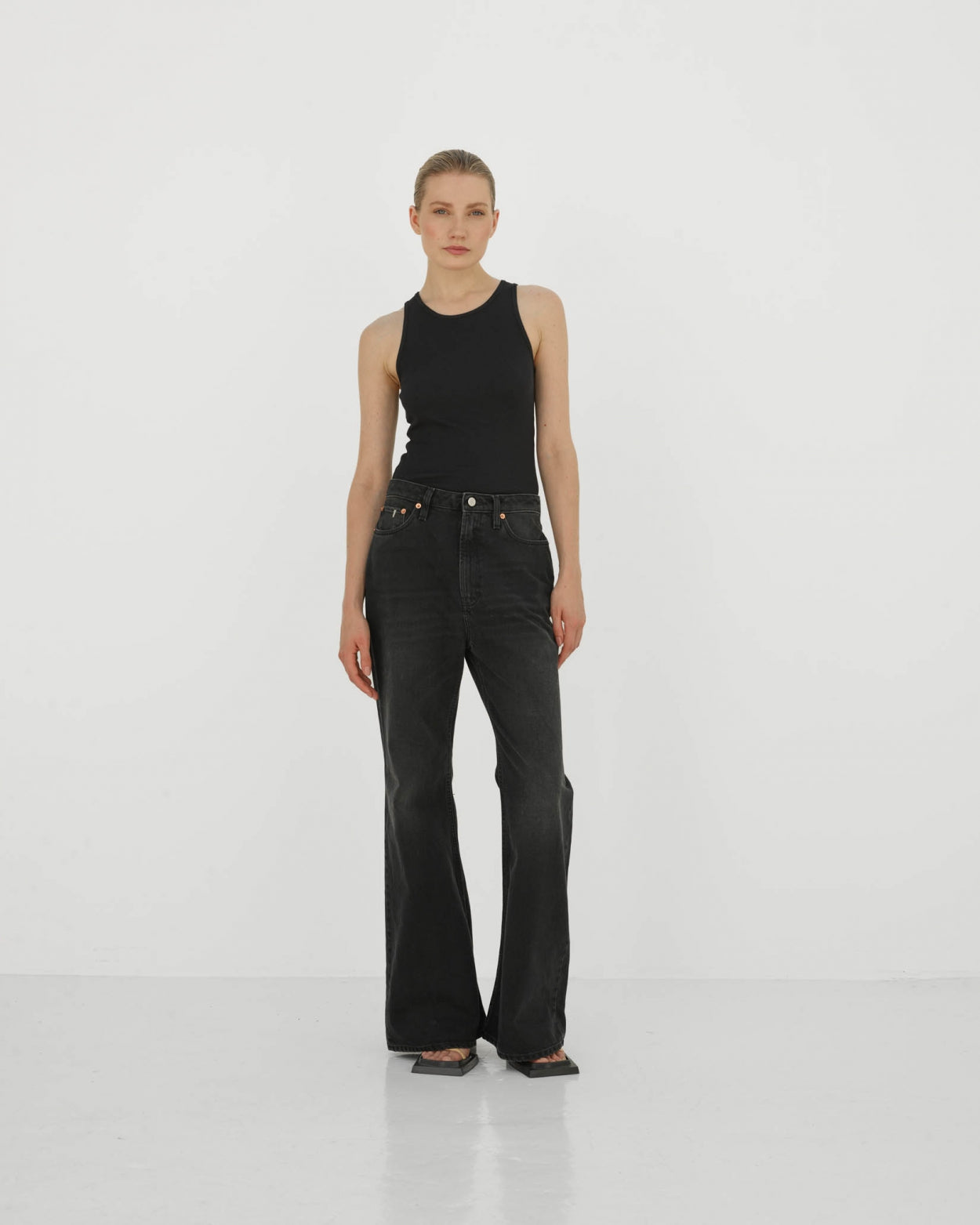 Rib Top CelinL` Black