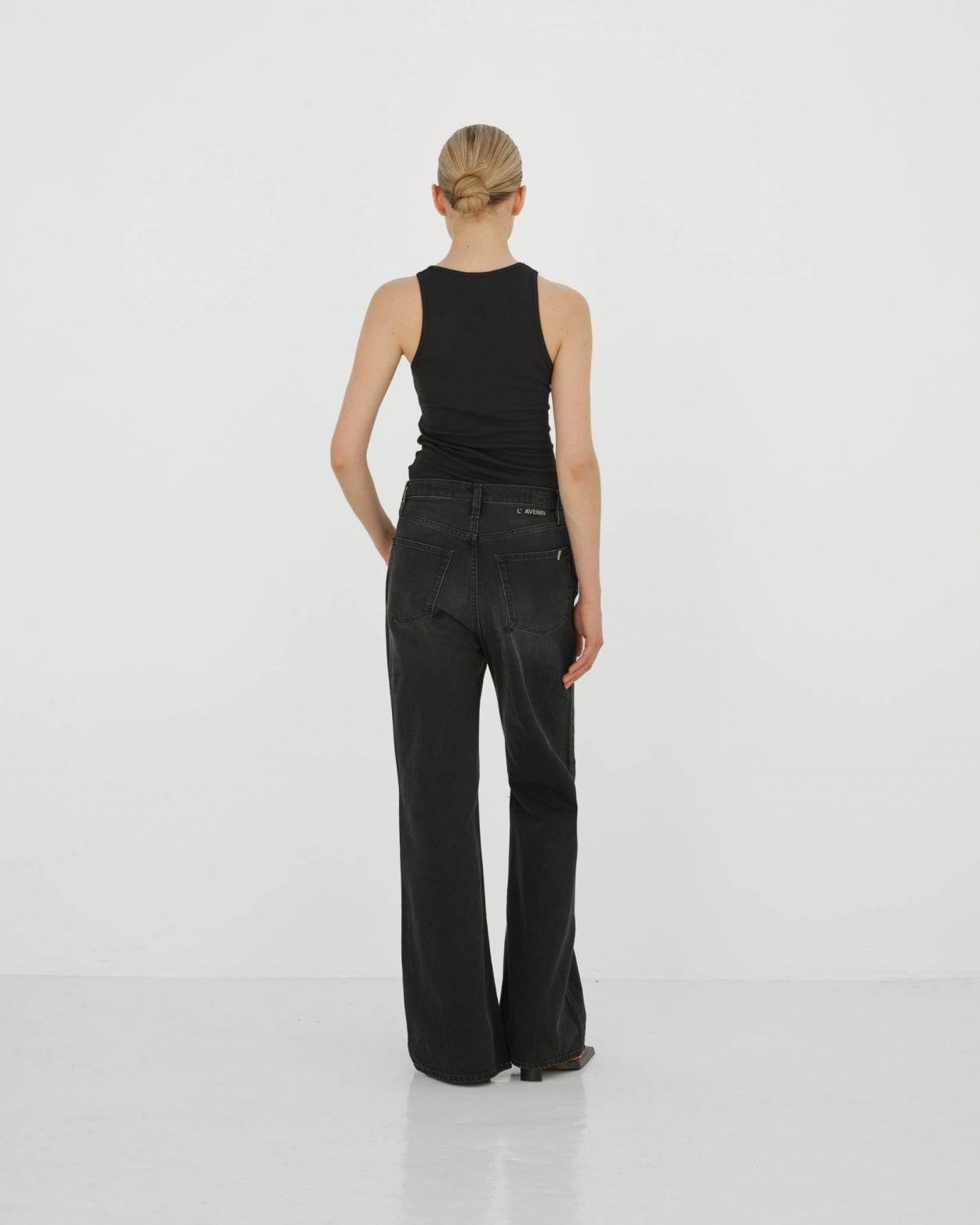 Rib Top CelinL` Black
