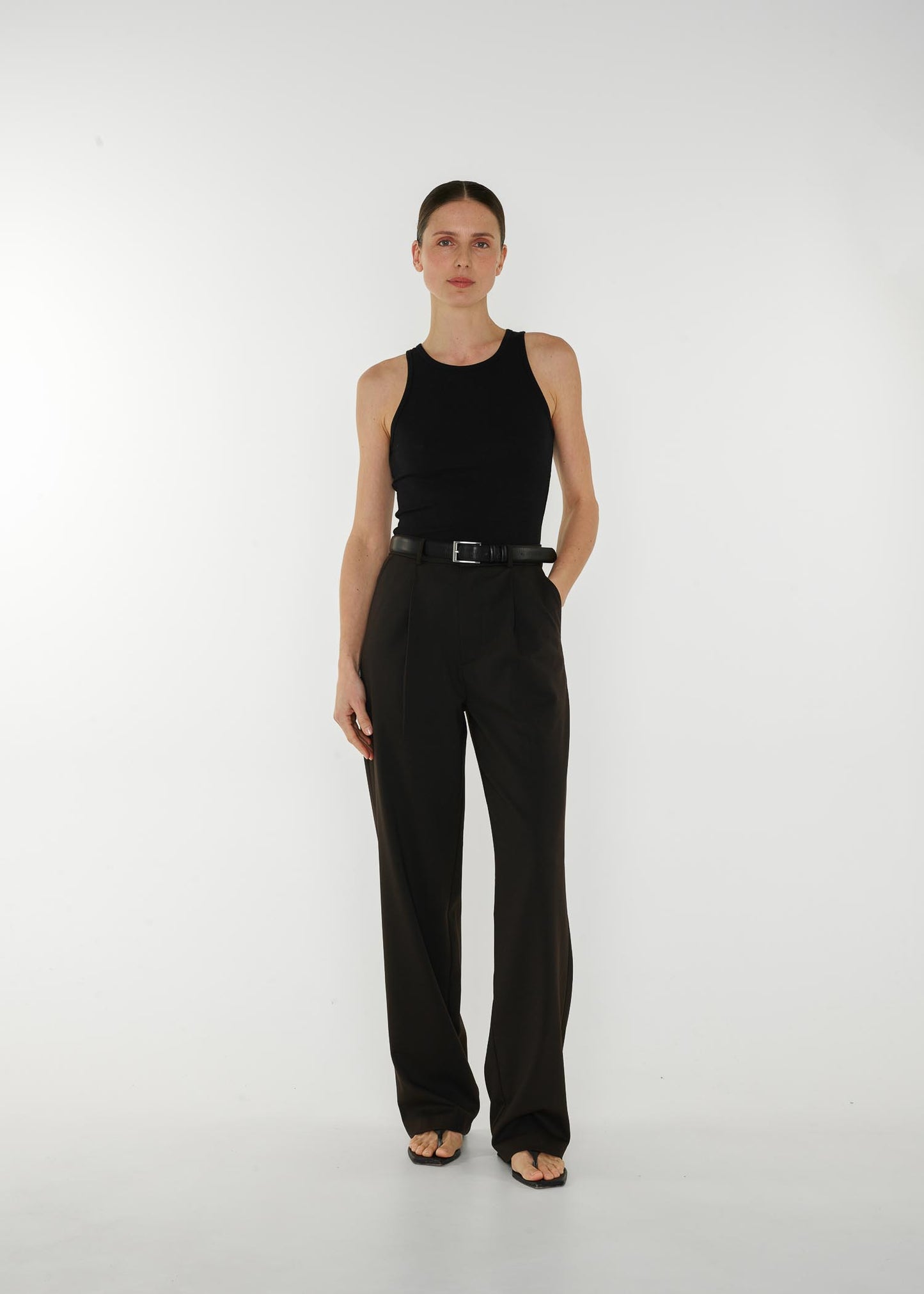 Rib Top CelinL` Black