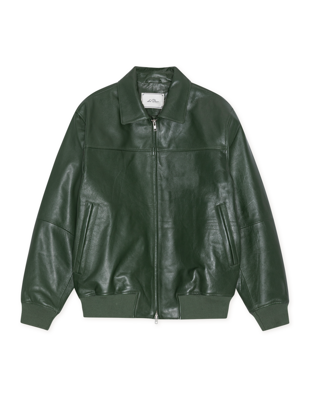 Leather Jacket Les Deux Varsity