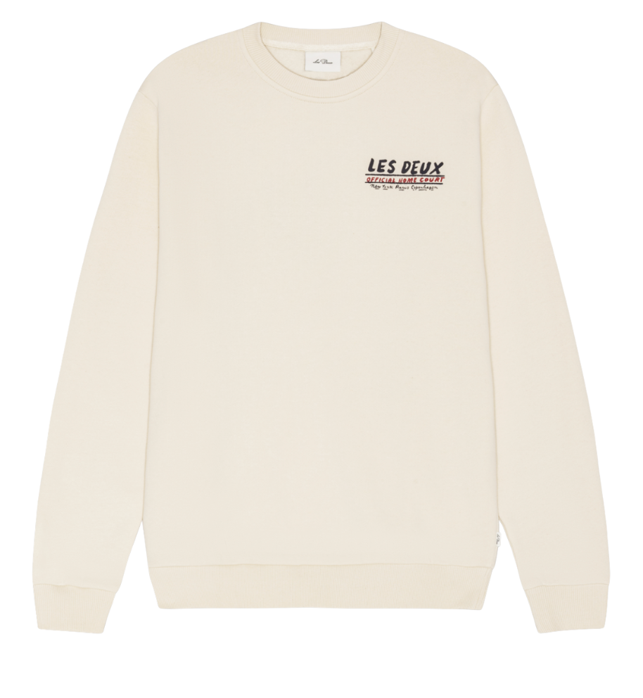 Sweatshirt Les Deux Record Ivory