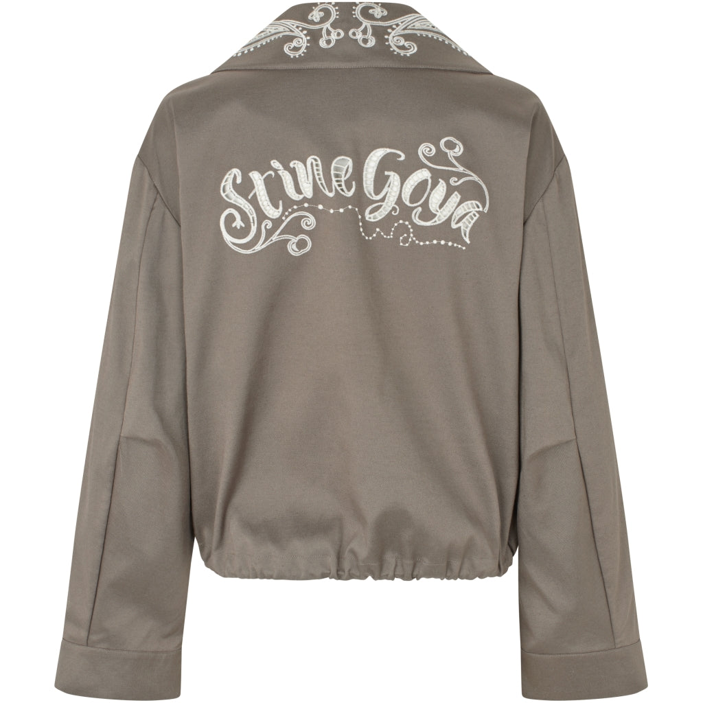 Blouson Eyelet Bomber Cherrys On A Paisley